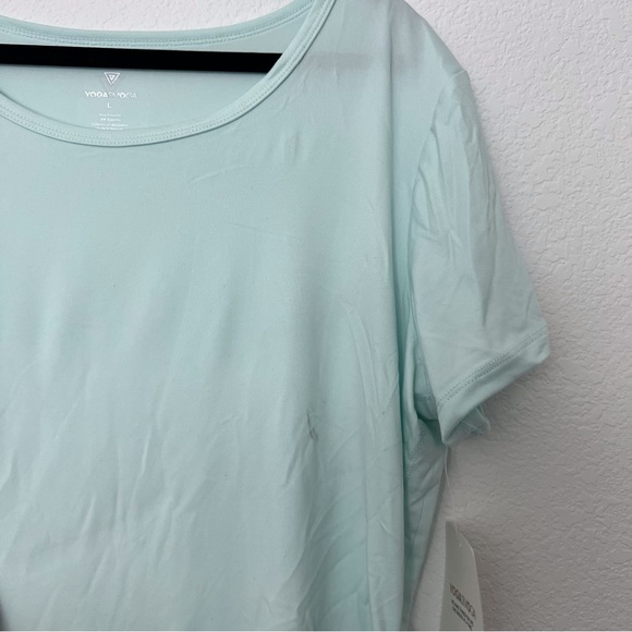 Yogasmoga Women Short Sleeve Athletic Top Size L - Picture 5 of 6